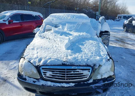 2002 Mercedes-Benz S 500 from USA, damaged, VIN WDBNG75J02A245775